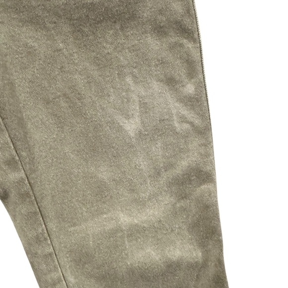 We The Free Jeans Womens Crop 29x 25.5 Distressed Green High Rise Frayed Stretch - Picture 4 of 13